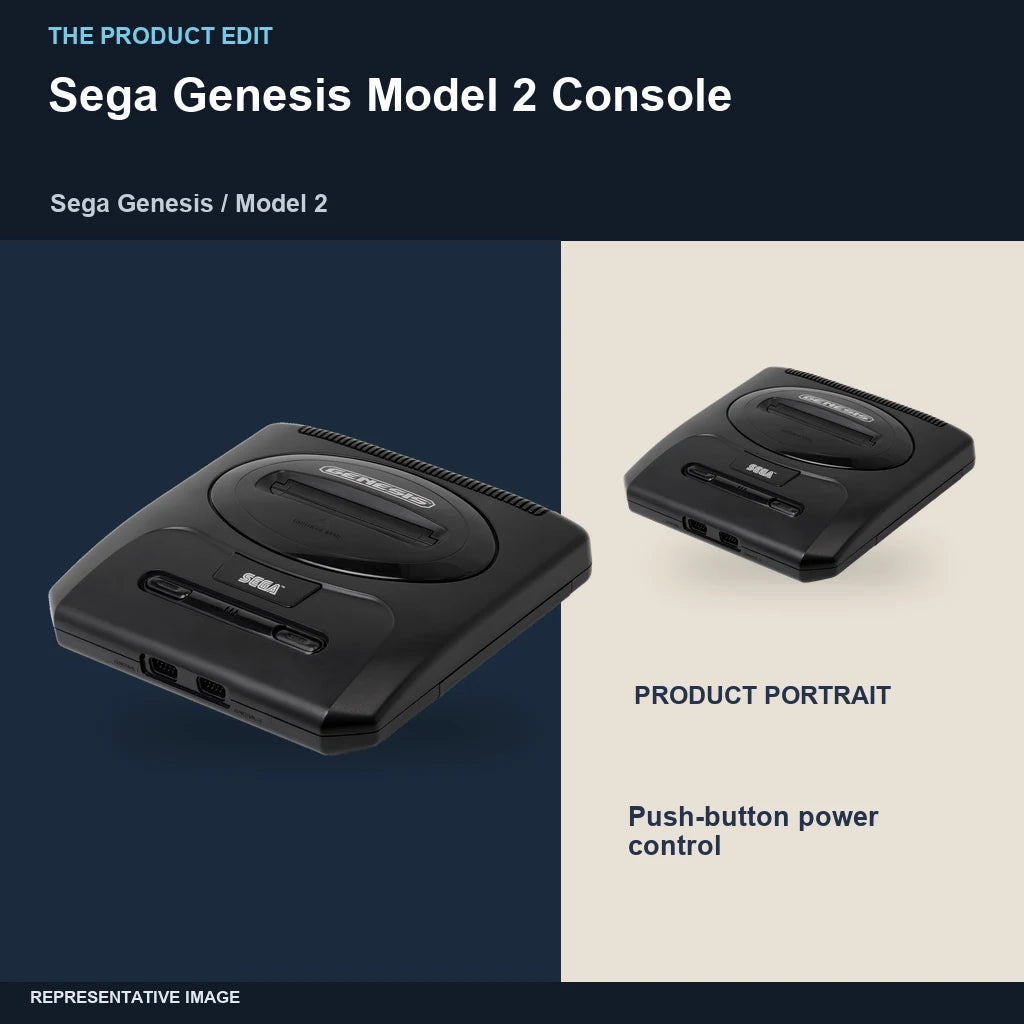 Sega Genesis Model 2 Console: editorial views representative image