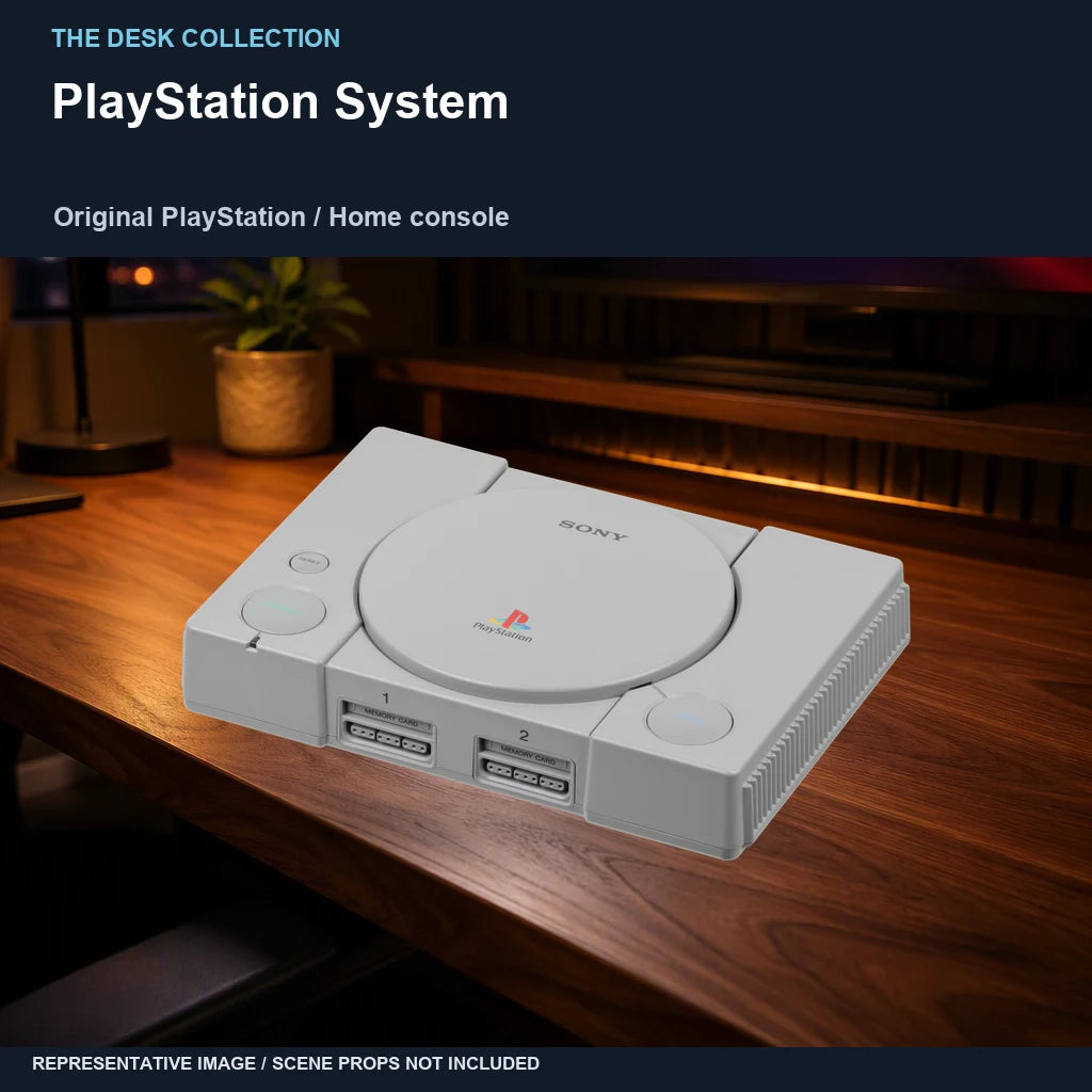PlayStation System: walnut desk representative image