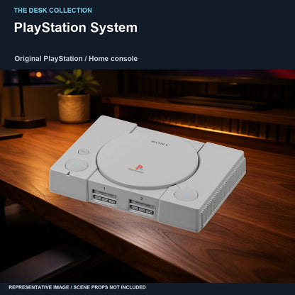 PlayStation System: walnut desk representative image