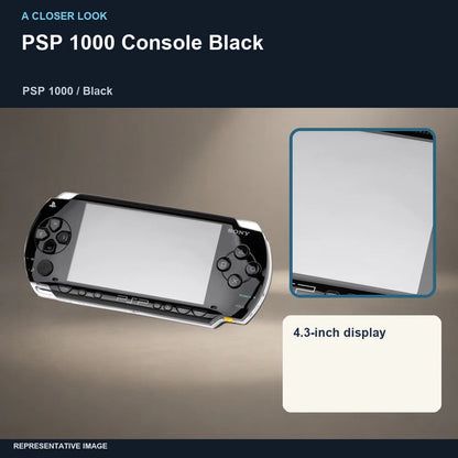 PSP 1000 Console Black: closer look representative image