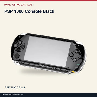 PSP 1000 Console Black: minimal catalog representative image