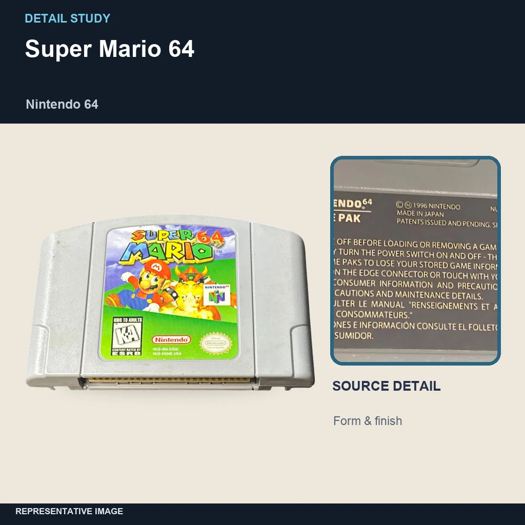 Super Mario 64: detail study representative image