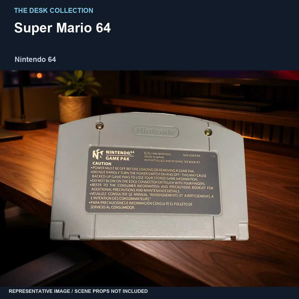 Super Mario 64: walnut desk representative image