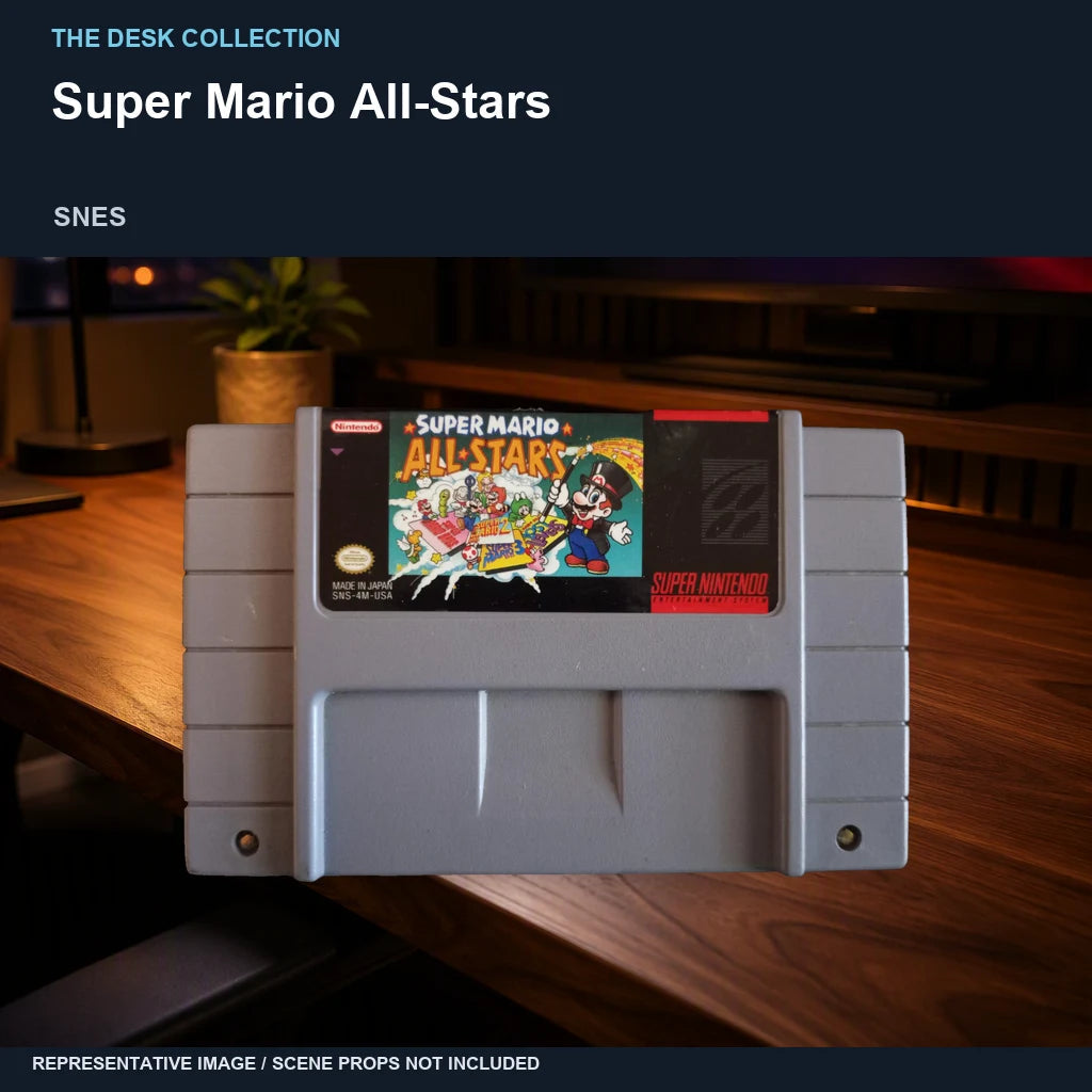 Super Mario All-Stars: walnut desk representative image