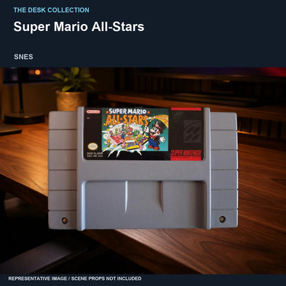 Super Mario All-Stars: walnut desk representative image