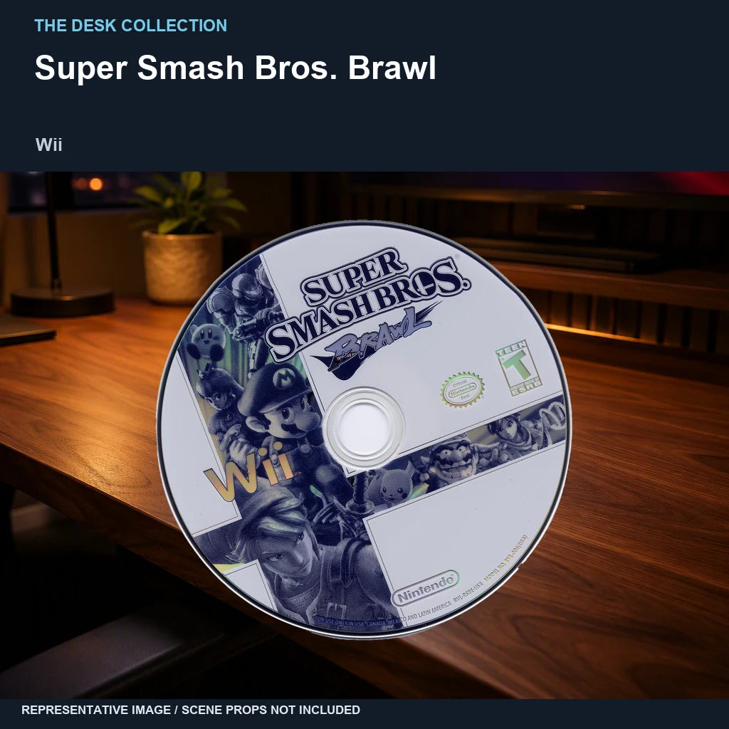 Super Smash Bros. Brawl: walnut desk representative image