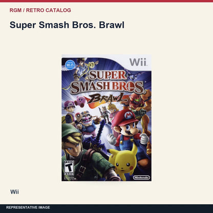 Super Smash Bros. Brawl: minimal catalog representative image