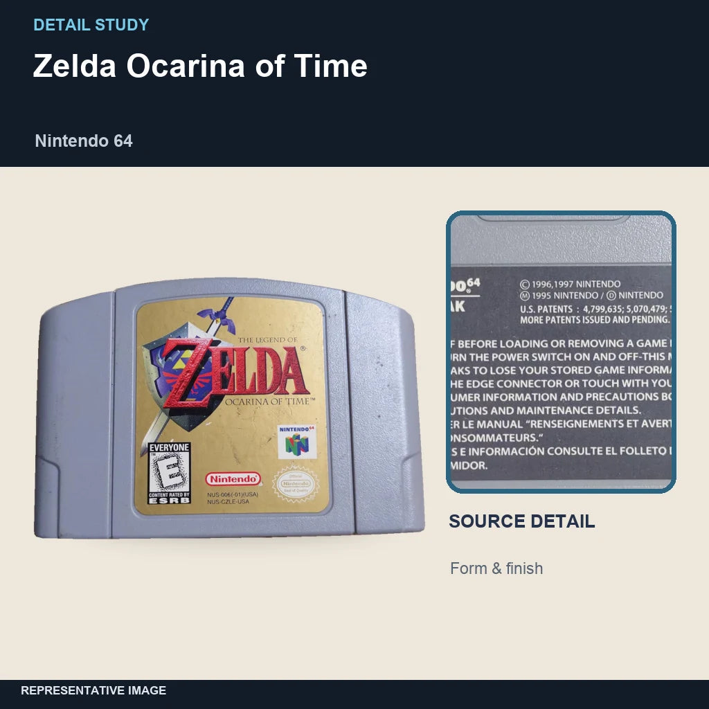 Zelda Ocarina of Time: detail study representative image