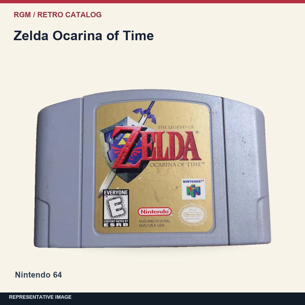 Zelda Ocarina of Time: minimal catalog representative image