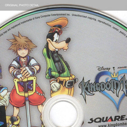 Representative Kingdom Hearts loose ntsc-u dvd-rom in a close original-photo identity detail, not the specific RGM unit