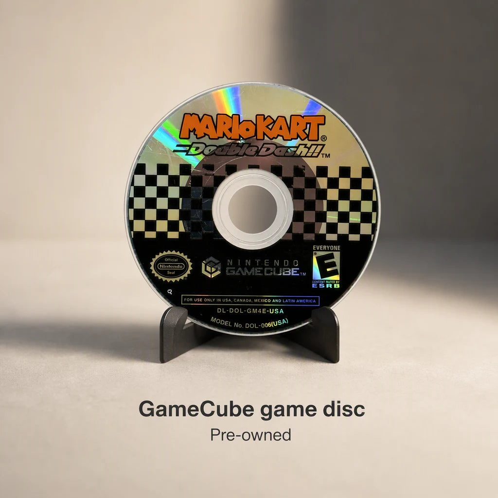 Representative pre-owned Mario Kart Double Dash Nintendo GameCube game disc
