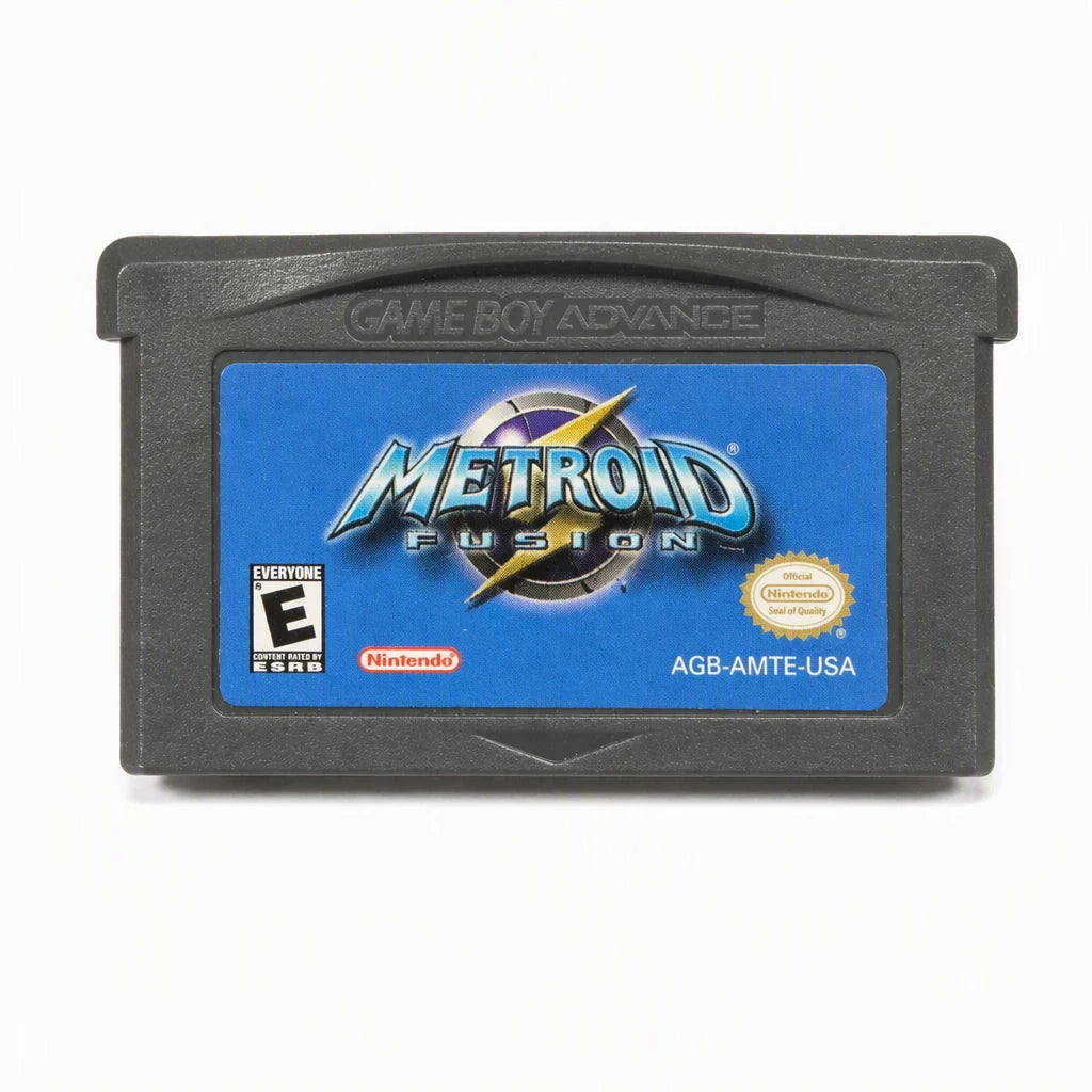 Representative Metroid Fusion for Game Boy Advance on a clean white background