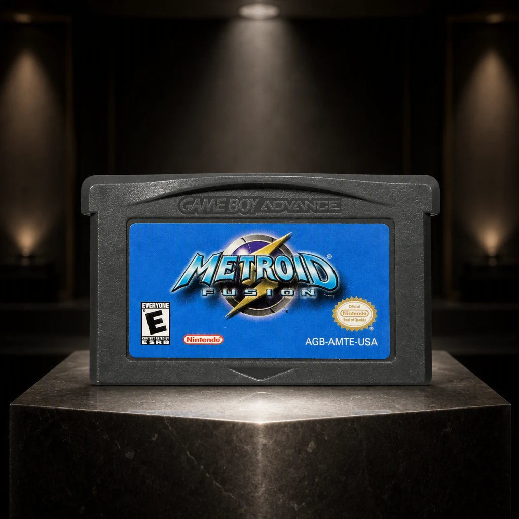 Representative Metroid Fusion for Game Boy Advance in a gallery display