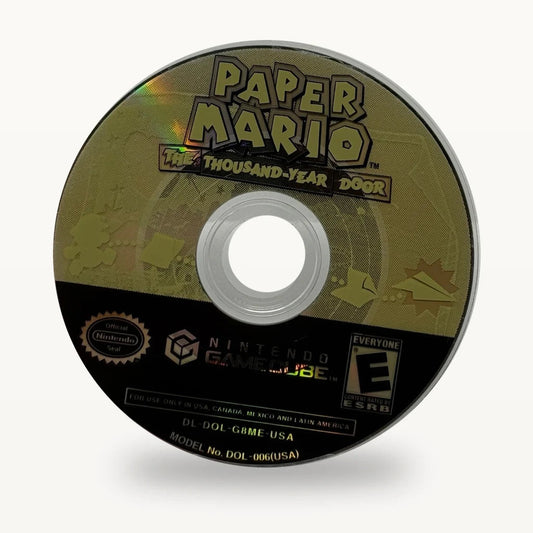 Representative Paper Mario: The Thousand-Year Door loose usa game disc on a clean white catalog background, not the specific RGM unit