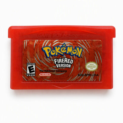 Representative Pokémon FireRed Version for Game Boy Advance on a clean white background