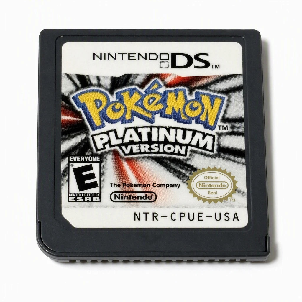 Representative Pokémon Platinum Version for Nintendo DS on a clean white background
