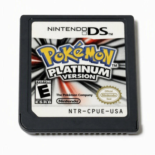 Representative Pokémon Platinum Version for Nintendo DS on a clean white background