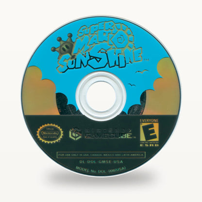 Representative Super Mario Sunshine loose usa game disc on a clean white catalog background, not the specific RGM unit
