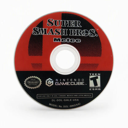 Representative Super Smash Bros. Melee for GameCube on a clean white background