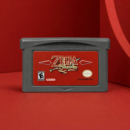 Representative The Legend of Zelda: The Minish Cap for Game Boy Advance in a red architectural studio