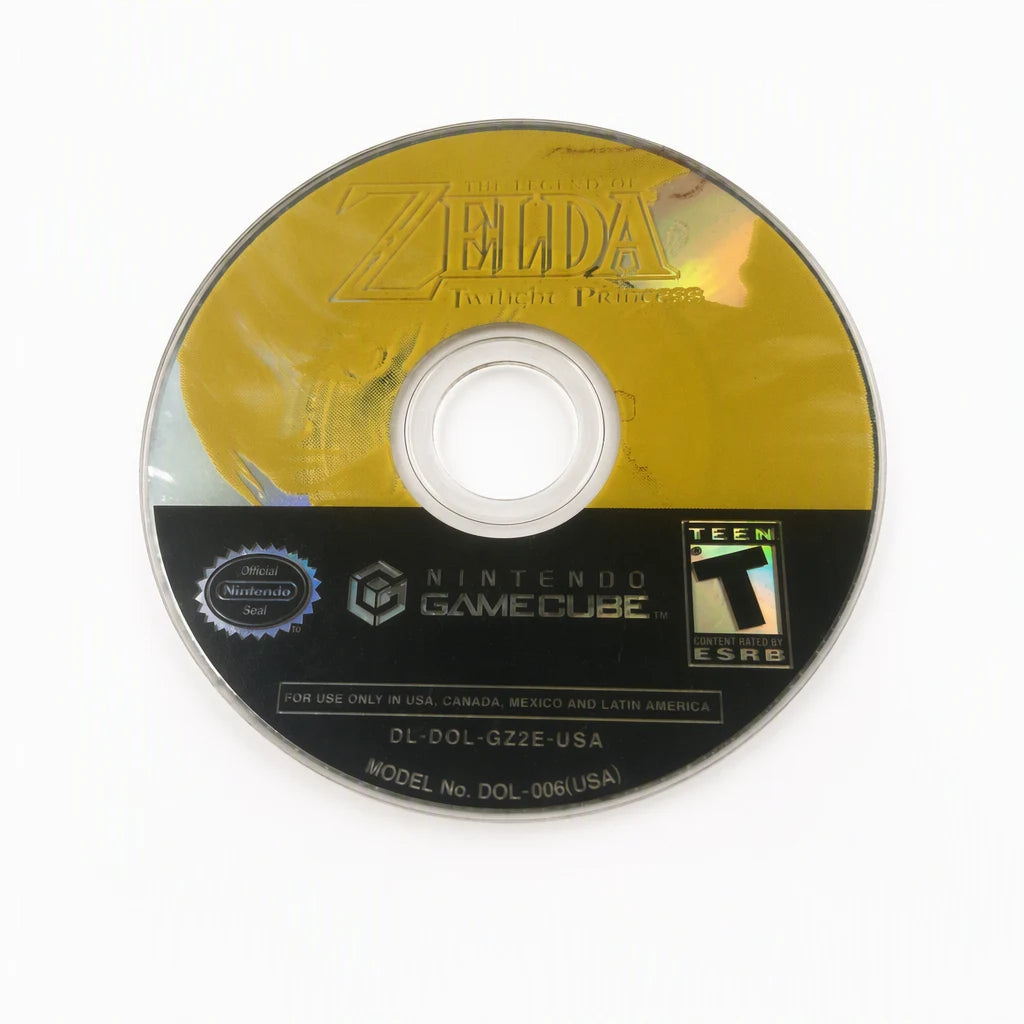 Representative The Legend of Zelda: Twilight Princess for GameCube on a clean white background