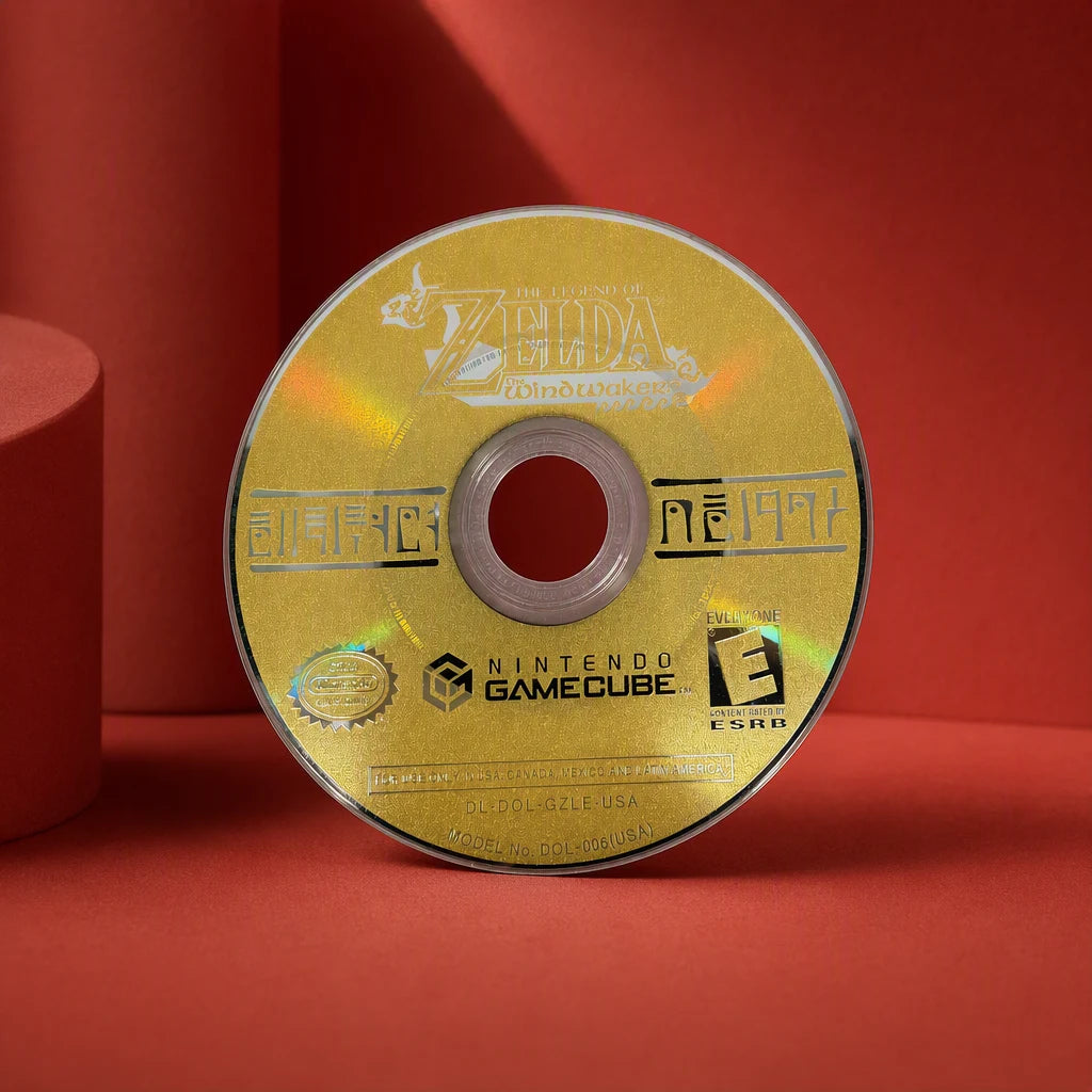 Representative The Legend of Zelda: The Wind Waker for GameCube in a red architectural studio