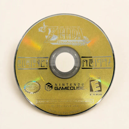 Representative The Legend of Zelda: The Wind Waker for GameCube with the physical game format identified