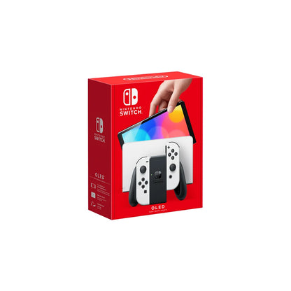 Nintendo Switch OLED White Set, official product image on white.