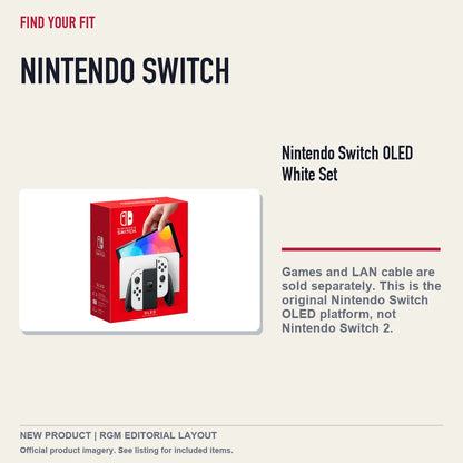 Nintendo Switch OLED White Set, platform and compatibility guide.
