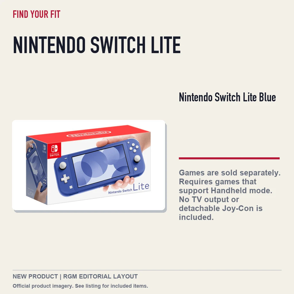 Nintendo Switch Lite Blue, platform and compatibility guide.