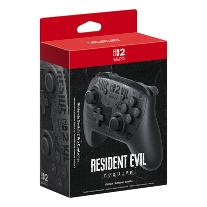 Switch 2 Pro Controller Resident Evil Edition, official product image on white.