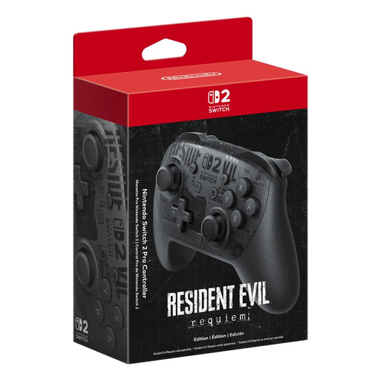 Switch 2 Pro Controller Resident Evil Edition, official product image on white.