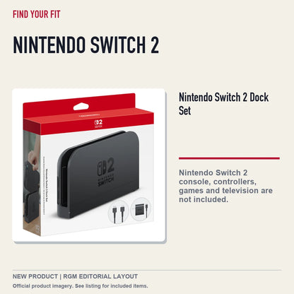 Nintendo Switch 2 Dock Set, platform and compatibility guide.