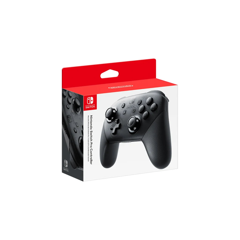 Nintendo Switch Pro Controller, official product image on white.