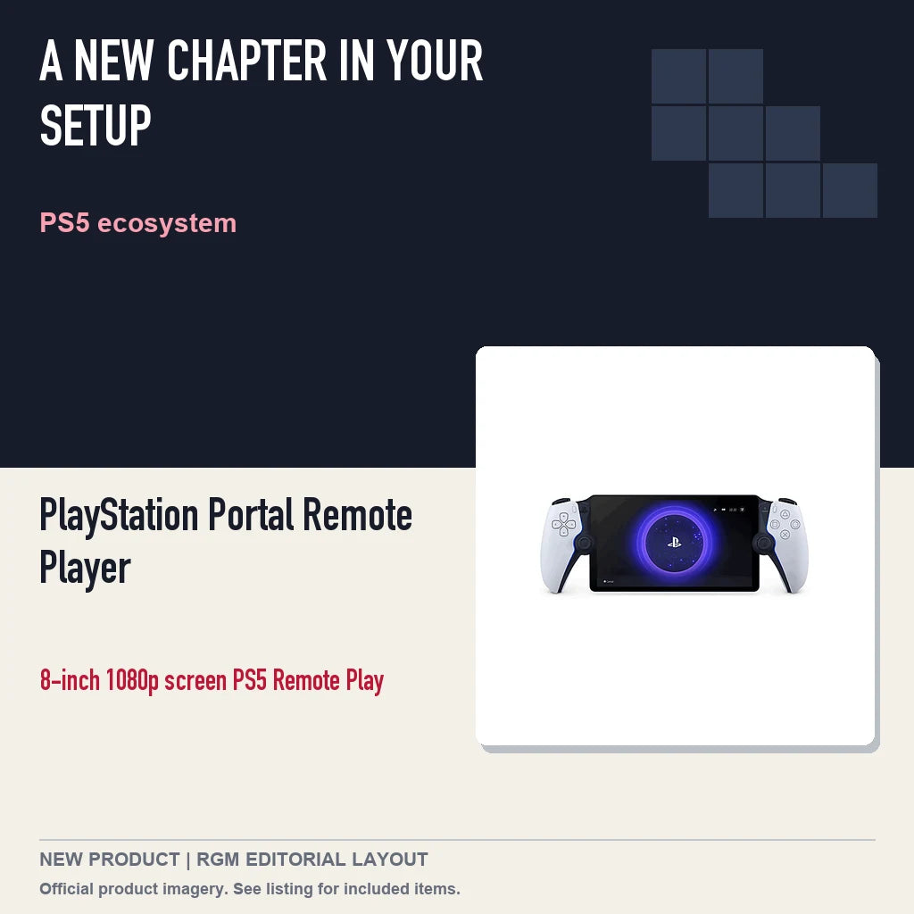 PlayStation Portal Remote Player, editorial gaming setup layout.