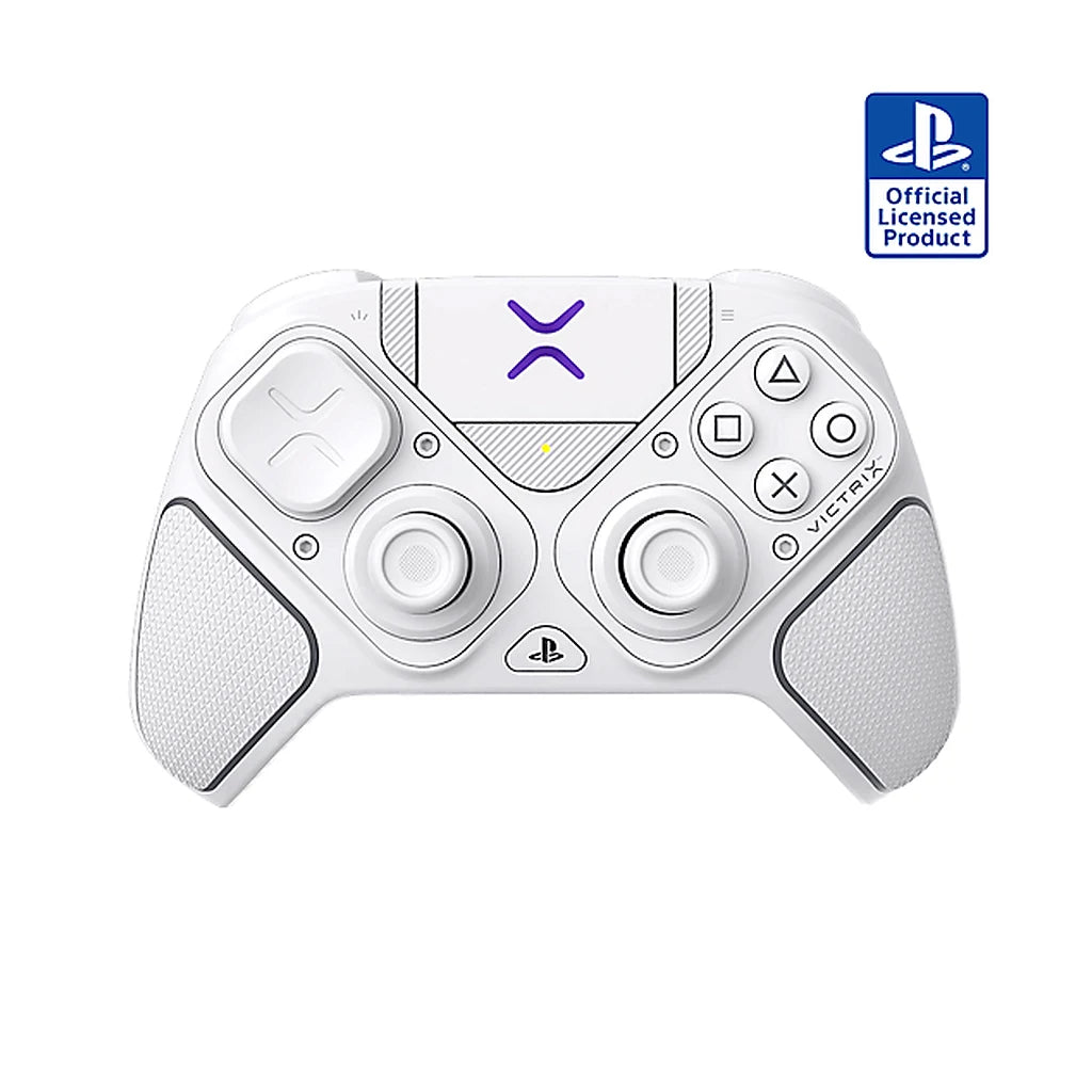 Victrix Pro BFG Reloaded White, official product image on white.