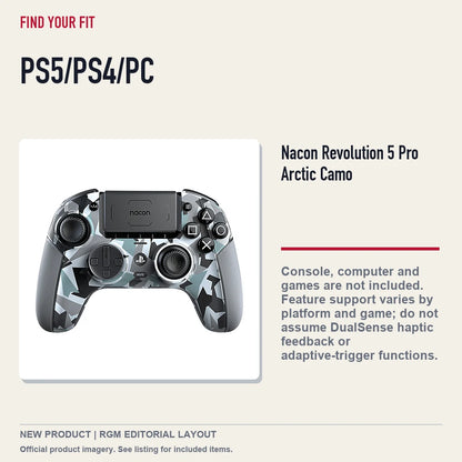 Nacon Revolution 5 Pro Arctic Camo, platform and compatibility guide.