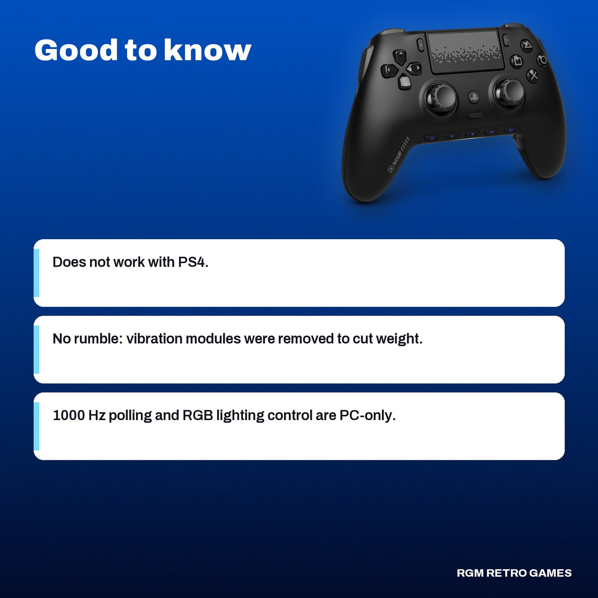 SCUF Omega Wireless Performance Controller for PS5 & PC (Black), good to know before you buy