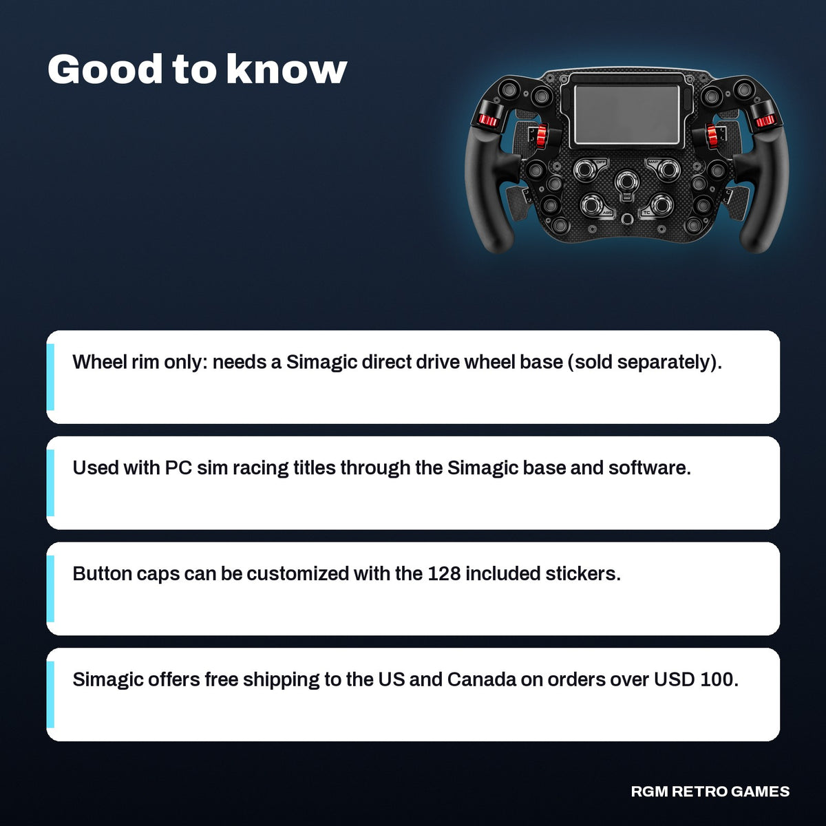 Simagic FX Pro Formula Steering Wheel, good to know before you buy