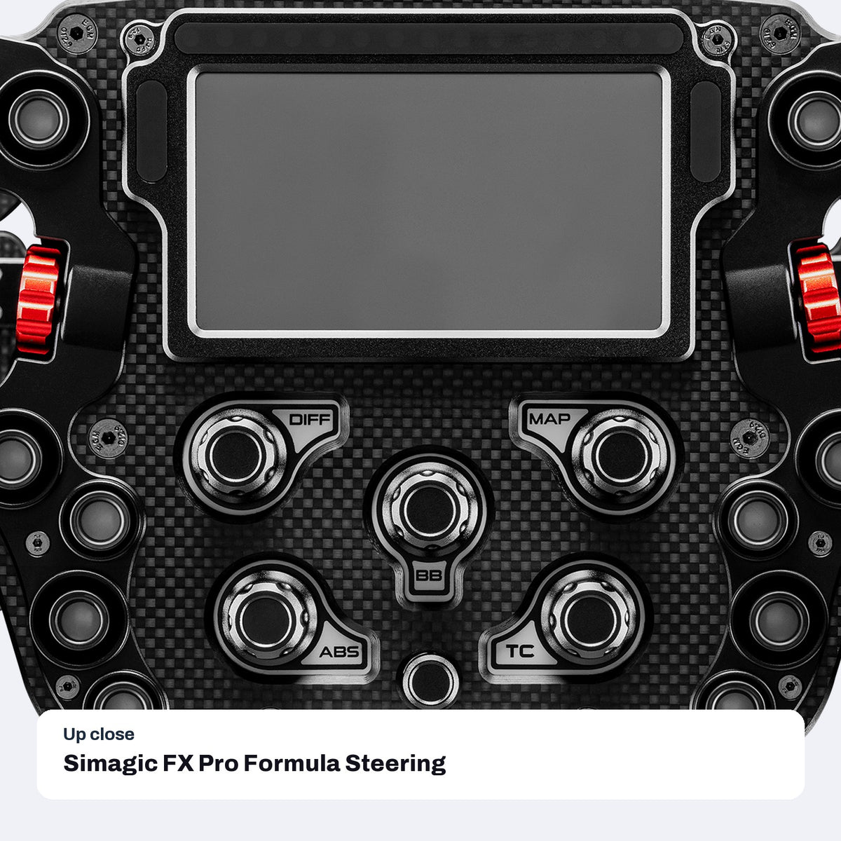 Simagic FX Pro Formula Steering Wheel, close-up detail