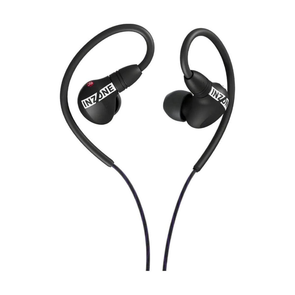 Sony INZONE E9 Wired In-Ear Monitor for Gaming - Black, front view on a white background