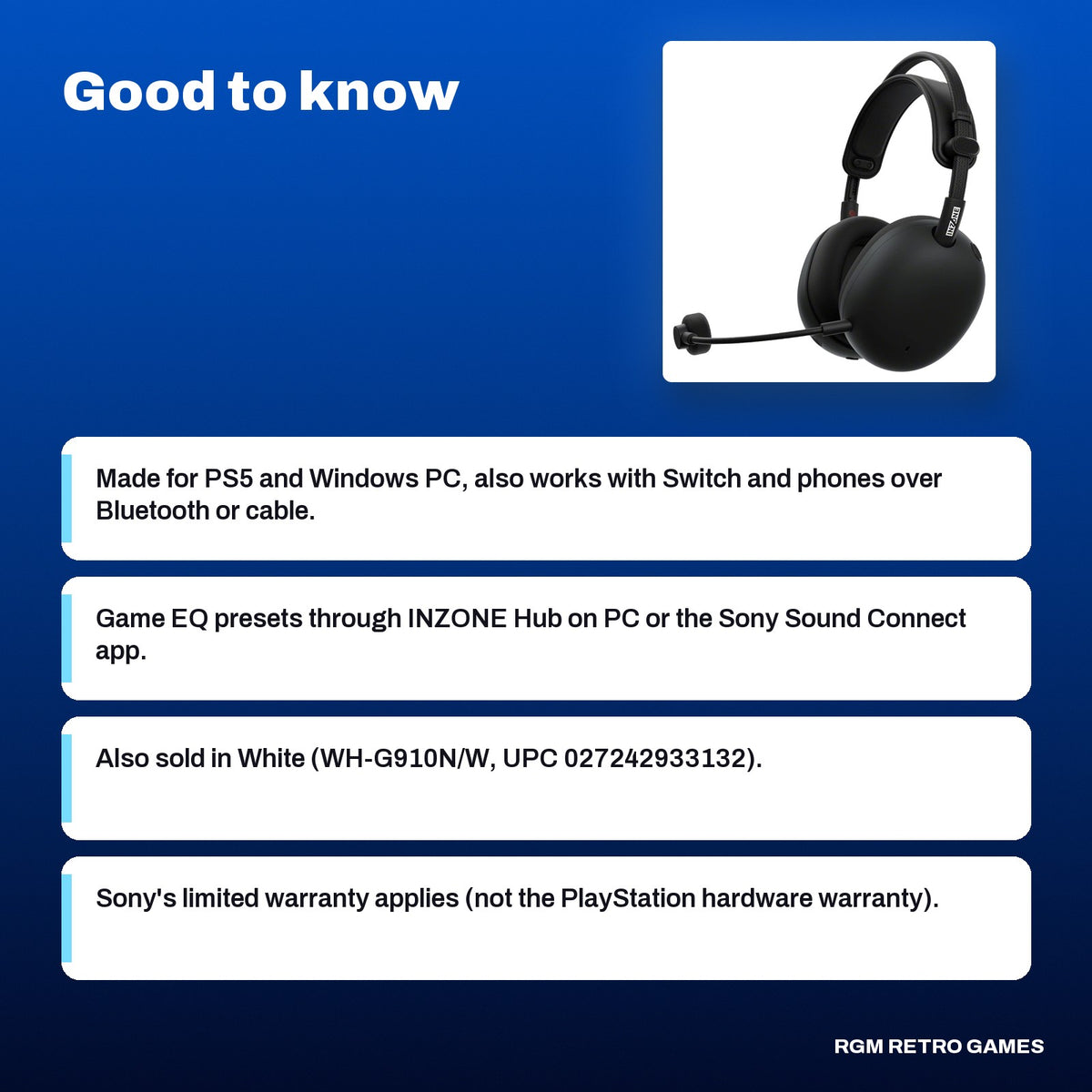 Sony INZONE H9 II Wireless Noise Canceling Gaming Headset - Black, good to know before you buy