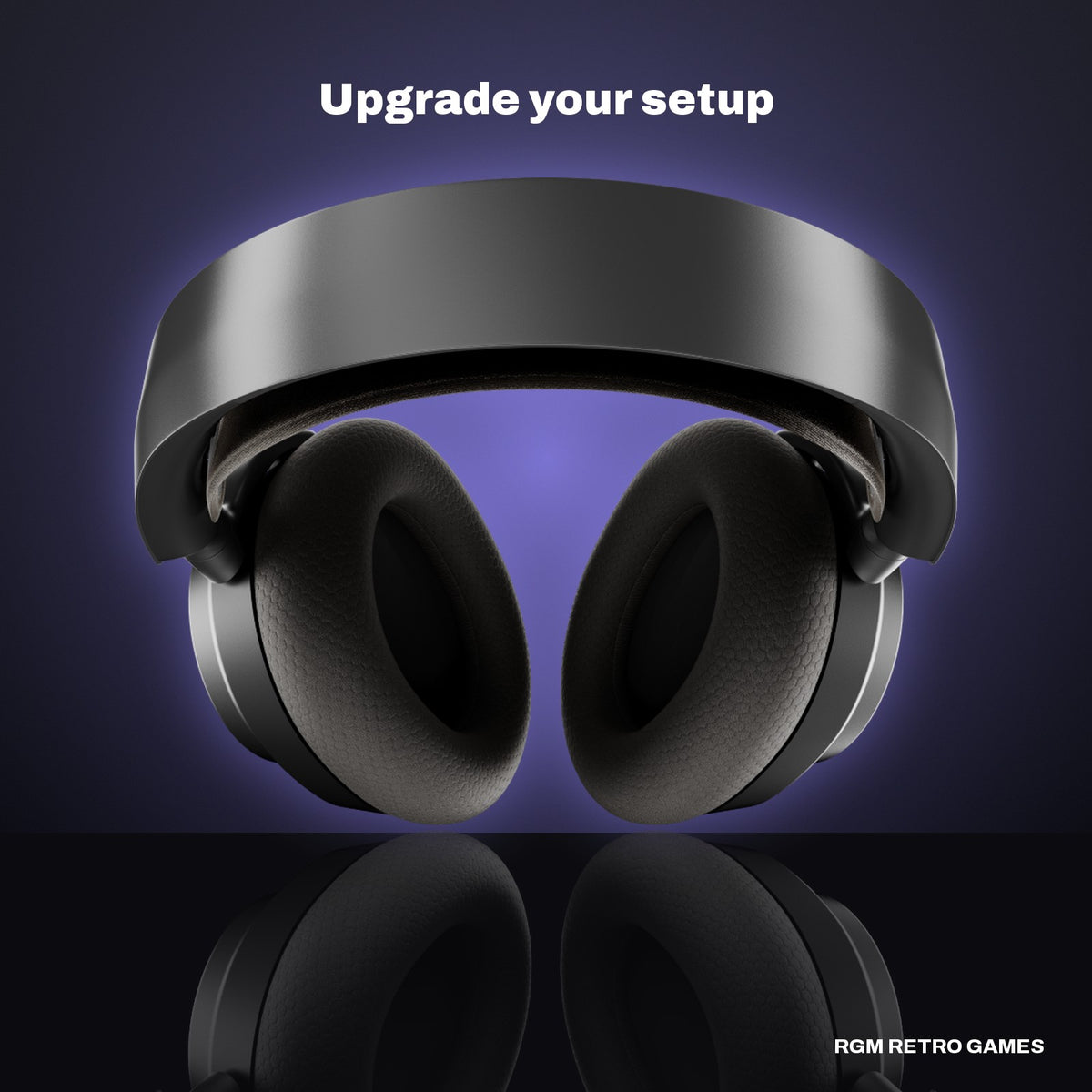 SteelSeries Arctis Nova 7 Wireless Gen 2 Multi-System Gaming Headset - Black in a dark studio setting