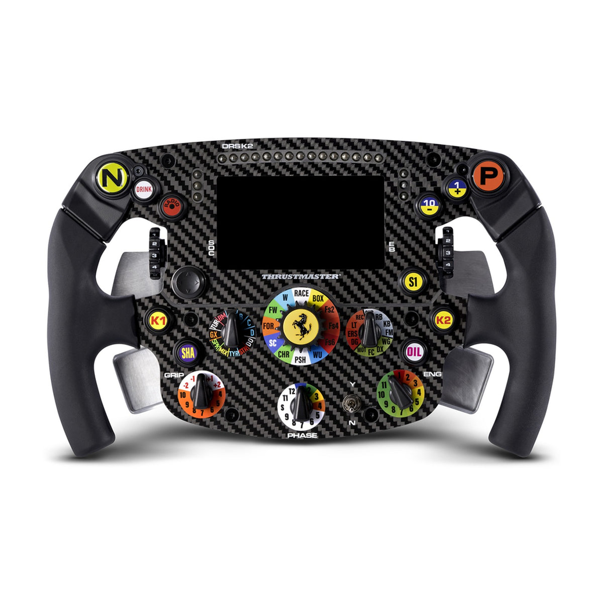 Thrustmaster Formula Wheel Add-On Ferrari SF1000 Edition, front view on a white background