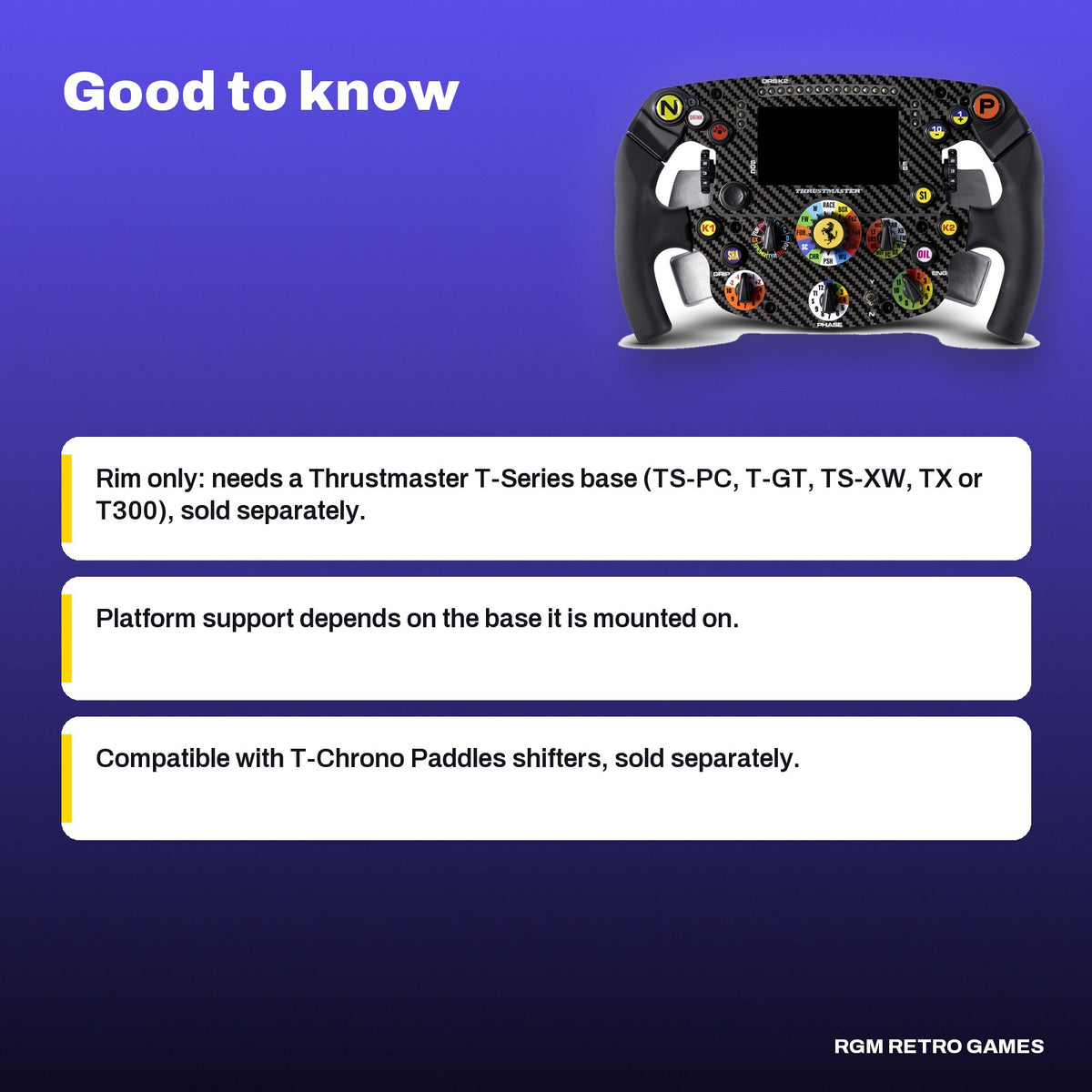 Thrustmaster Formula Wheel Add-On Ferrari SF1000 Edition, good to know before you buy