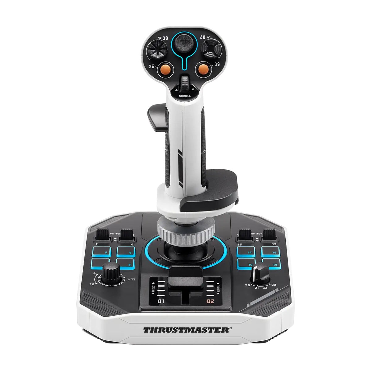 Thrustmaster SOL-R 1 Flightstick, front view on a white background