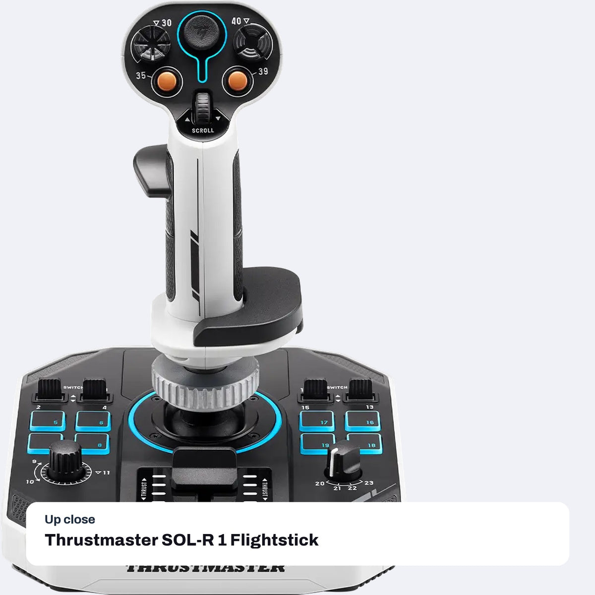 Thrustmaster SOL-R 1 Flightstick, close-up detail