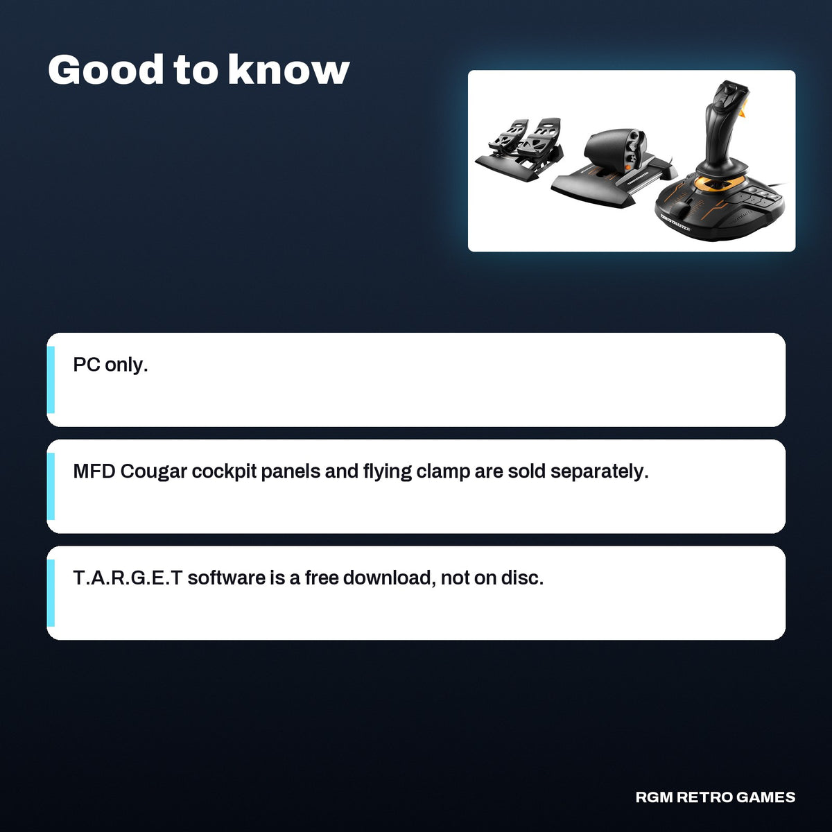 Thrustmaster T.16000M FCS Flight Pack, good to know before you buy