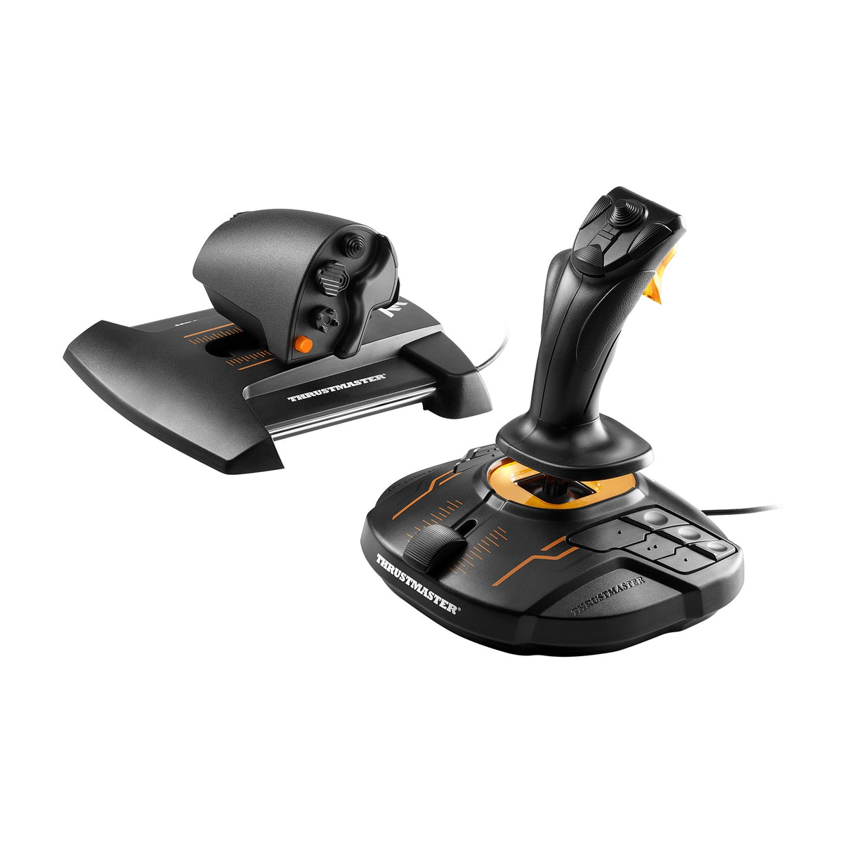 Thrustmaster T.16000M FCS HOTAS, front view on a white background