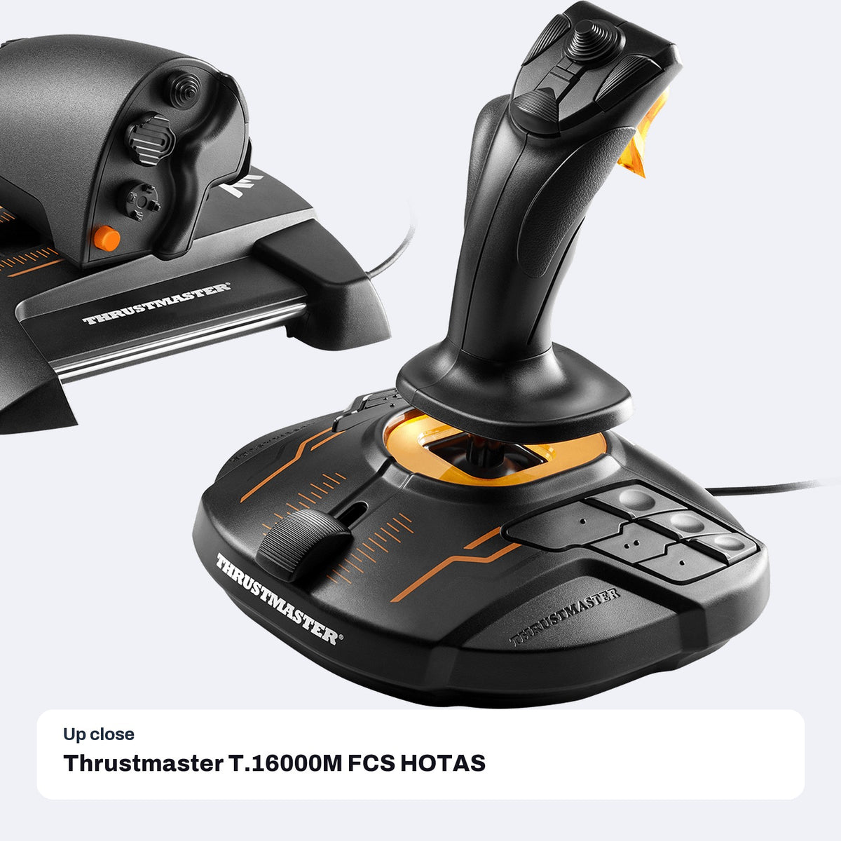 Thrustmaster T.16000M FCS HOTAS, close-up detail